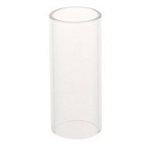 60mm x 22 mm 플라스틱 기타 슬라이드 기타 전기 기타 기타 액세서리에 대 한 병목 현상, 하나, 투명한
