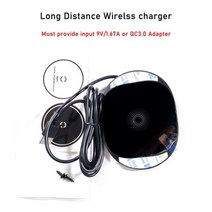 20mm 장거리 빠른 무선 충전기 보이지 않는 대리석 데스크탑 가구 테이블 아이폰 iPhone 8 X 8Plus XR XS 11Pro Max 12Pro 12Mini Sam, Charger only