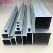 각관 튜브 파이프 아연 스테인레스 플라스틱 도매 사각형 금속 알루미늄 알 맞춤형 길이, 8x8x1mm, 24cm 1개