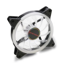 무소음 cpu 쿨러 공랭 팬 수냉식120mm LED 팬 쿨러 rtx 라디에이터 팬 눈부심 냉각 gtx 1050 CPU gabin, 03 White