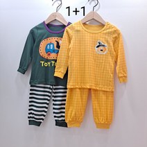 대구이시아 모이모이깜피 유니프랜드 (1+1패키지) 토이트럭단면9부내의 + 펌킨할로윈단면9부내의(2종세트)