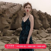 YAHOO 벨벳 뷔스티에 브이넥 롱 원피스 솔로 세타 빈티지 커트 미디움 슬립 여성
