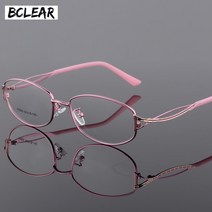 BCLEAR 타원형 풀 프레임 안경테 남녀공용 초경량 노안 용 안경