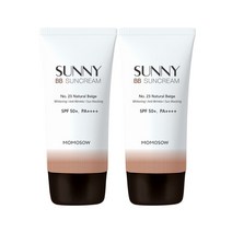 (유통기한 24.03.07) 모모쏘우 비비 선크림 40ml / 선 비비크림, 23호 x 2개, 2개