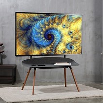 펠트 선반형 우드 거치대 이젤형 TV 스탠드 삼성 엘지 LG 그외 호환 이젤식 티비 다이 브라켓 받침대 티비장 거실장 나무 다리 고정 55인치 60인치 65인치 70인치, 베사600x400 이하/TV 40kg이하/55~70인치