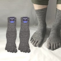 윌리엄리 남성 발가락 양말 5족 묶음