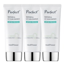 메디플라워 퍼펙트 워터풀 유브이 선에센스 50ml 1+1+1 SPF 50+ PA++++