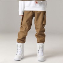 방수바지 통기 커플타입 작업복 트렌드심플 이쁜 대방 스키플레이트, C01-카키