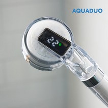 아쿠아듀오 LED 온도표시 필터샤워기