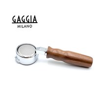 GAGGIA 가찌아 우드손잡이 바텀리스 21g 바스켓 포함 포터필터 커피머신부품 207LW