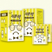 지문싹 안경/스마트폰 클리너 180매(60매x3) 1회용 안경닦이 액정크리너