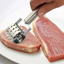 스텐 고기 연육기 1개 텐더라이져 연육기 망치 고기다지기 조리도구