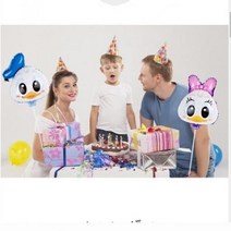 에씨클레오 분위기 연출 캐릭터 데이지 만원대 선물 스틱풍선 생일풍선 파티풍선 행사풍선 촬영소품 E-127376, 1개, 사진색상