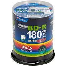 일본직발송 2. 버베이텀 재팬(VERBATIM JAPAN) VERBATIM 바베이텀 1회 녹화용 블루레이 디스크 BD-R 25GB, 100장,1.단품_One Color, 상세 설명 참조0, 상세 설명 참조0