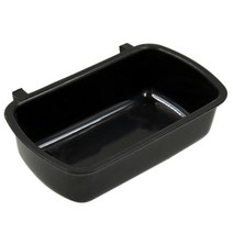 토끼 애완동물 small pet food feeder Bowl hamster 케이지 hook up hanging bowl water drink device bird pigeon, 검은 색