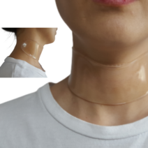 가하나루 미간 이마 목 팔자 얼굴 실리콘 주름 패치 리프팅 테이프 스티커 마스크팩 증정 살색테이프 이벤트, 실리콘 주름 패치 목1개+살색테이프
