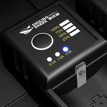 싸다구잡화점 SMILING SHARK 18650 26650 리튬 이온 배터리충전기