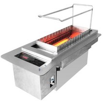 자동회전 양꼬치 기계 꼬치구이기 업소용 숯불 그릴, 12개 꼬치 3000w