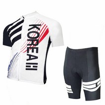 월드팀 자전거의류 싸이클복 상하의세트 반팔 대한민국2