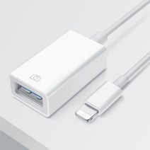 블레이즈 아이폰 젠더 USB3.2 GEN1 5Gbps ios13 이상 최신버전 L101, 화이트