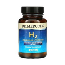 Dr. Mercola 닥터머콜라 H2 수소 하이드로젠 분자 영양제 Molecular Hydrogen 30정, 1팩