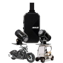 골프카트 지게차 블랙박스 MVR S1 바이크 전후방 2채널 블랙박스 리얼HDR 스마트폰 연동 오토바이 카트 지게차 특수차량, MVRS1_64GB