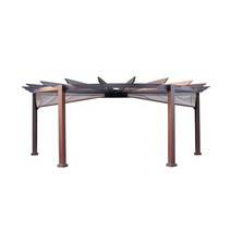 산동 타이펭 커브드 퍼골라 3 x 6.1m 정원 마당
