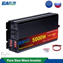 태양광 패널 발전기 순수 사인파 전력 3000W 4000W 5000W 12V 24V 220V 전압 DC 230V 2 LED 디스플레이, 5.5000W - 12V