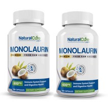 내츄럴큐어랩스 모노라우린 여성 코코넛 오일 균 예방음식 600mg 200정