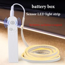 모션 센서등 120 LED USB 주방 계단 현관 옷장 침대 조명 무드등, 02.배터리 센서, C.4000K-자연광, 2m