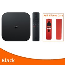 DivX 샤오미-글로벌 버전 Mi TV 박스 S 4K 울트라 HD 안드로이드 9.0 HDR 2GB 8GB 와이파이 구글 캐스트 넷플릭스 스마트 4 미디어 플레이어, [09] EUCharge RedCase