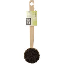 마나 재팬 바디브러쉬(BODY BRUSH) 천연모 편백, 일자형(미디엄), 1개