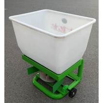 트랙터 비료 살포기 퇴비 염화칼슘 씨앗 엔진 자동, B.수동식개