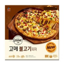 CJ더마켓 냉동 식품 아침 간식 저녁 메뉴 홈파티 집들이 음식 밀키트 고메 클래식 불고기 피자 고르곤졸라 치킨 치즈 스파게티 화덕 콤비네이션 405G, 22개