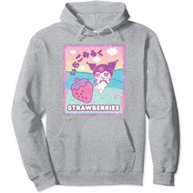 산리오 후드티 쿠로미 딸기우유 풀오버 후디 130466