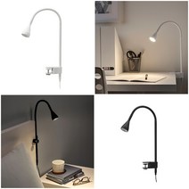 이케아 LED 벽부착 집게형 스폿 조명 네블링에, 블랙