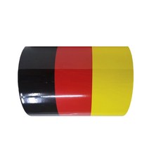 카메이크업 자동차 국가라인 3색 DIY 스포츠 스티커, 1개, 폭150mmx길이50cm-독일