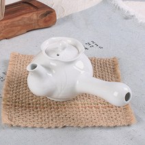 백자 물레 연 3인 다관