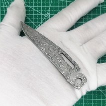 레더맨 서지용 다마스커스 스틸 블레이드 VG10 코어 1 개, 한개옵션0