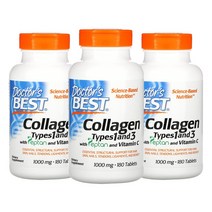 닥터스 베스트 콜라겐 펩탄 비타민C 1000mg 함유 180정 X 3통