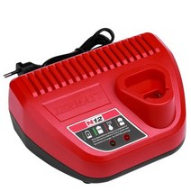 밀워키 호환 배터리 m12 m18 용 110 240v 리튬 이온 충전기 1815 1828 2401 2402 34, m12에 대한 소송, 나는 플러그