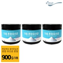 올바른습관 유산균분말 가루 락토바실러스 가세리 19종 혼합 유산균 종균 가족 증식 먹이 파우더 300g 2병 1병, 3병