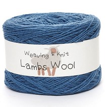 위빙샵 위빙램스울 60g 10+1 울사 울실 가방실 뜨개실 털실, 48 흐린 하늘색