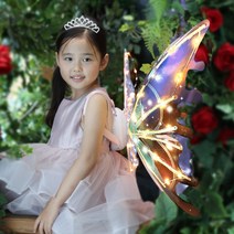 단다니 움직이는 LED 요정 날개 나비 천사 할로윈 생&hellip;