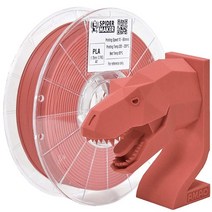 SpiderMaker 3D 매트 PLA 필라멘트 - 놀랍도록 생생한 색상의 마감 1.75mm 700g 치수 정확도 +/- 0.03mm 코랄 레드, 1.75 mm_Coral Red
