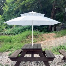 대형 파라솔 낚시 캠핑 햇빛가리개 대형 우산 받침대 휴게소 테라스 정원, 테이블고정형거치대