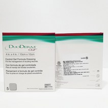 듀오덤 CGF 10cmx10cm 1팩(5매) 접착식 습윤밴드 (흉터 욕창 화상 방수), 1박스