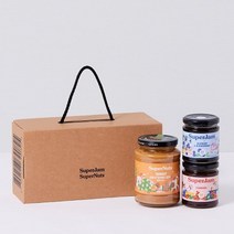 슈퍼잼 [슈퍼잼] 슈퍼잼/너츠 3종 선물세트 (크런치+블루베리+스트로베리)
