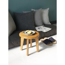 내츄럴 갬성데코 마호가니 미니 테이블 좁은테이블 침대용책상 벤드 1인용