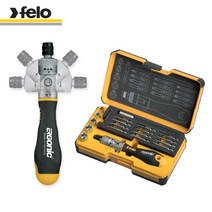 펠로 Felo 라쳇 관절형 드라이버 180도 ERGONIC K 세트, 1